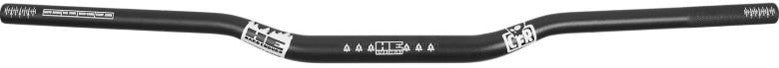 CFR Hard enduro handlebar 1”-25mm Rise Black/White