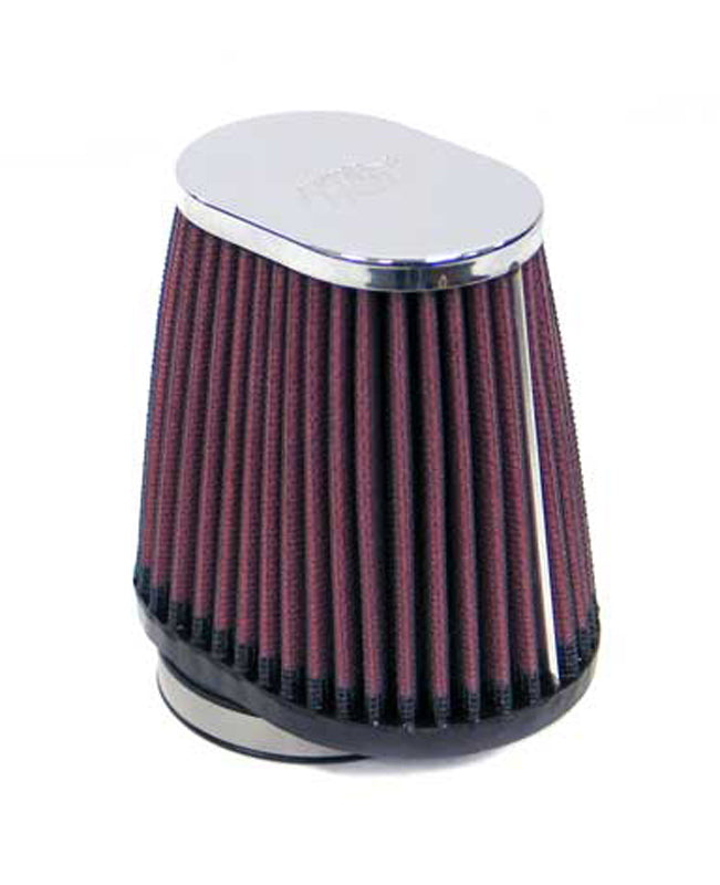 K&N Universal Clamp-On Air Filter 2-1/8" O/S Flg, 4 X 3"B, 3 X 2"T, 4"L