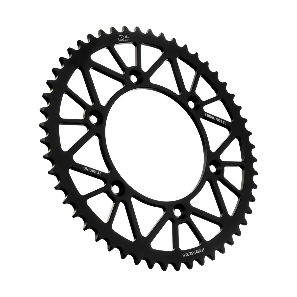JT Takaratas Alumiini 7075 T6 Musta JTA897.52BLK