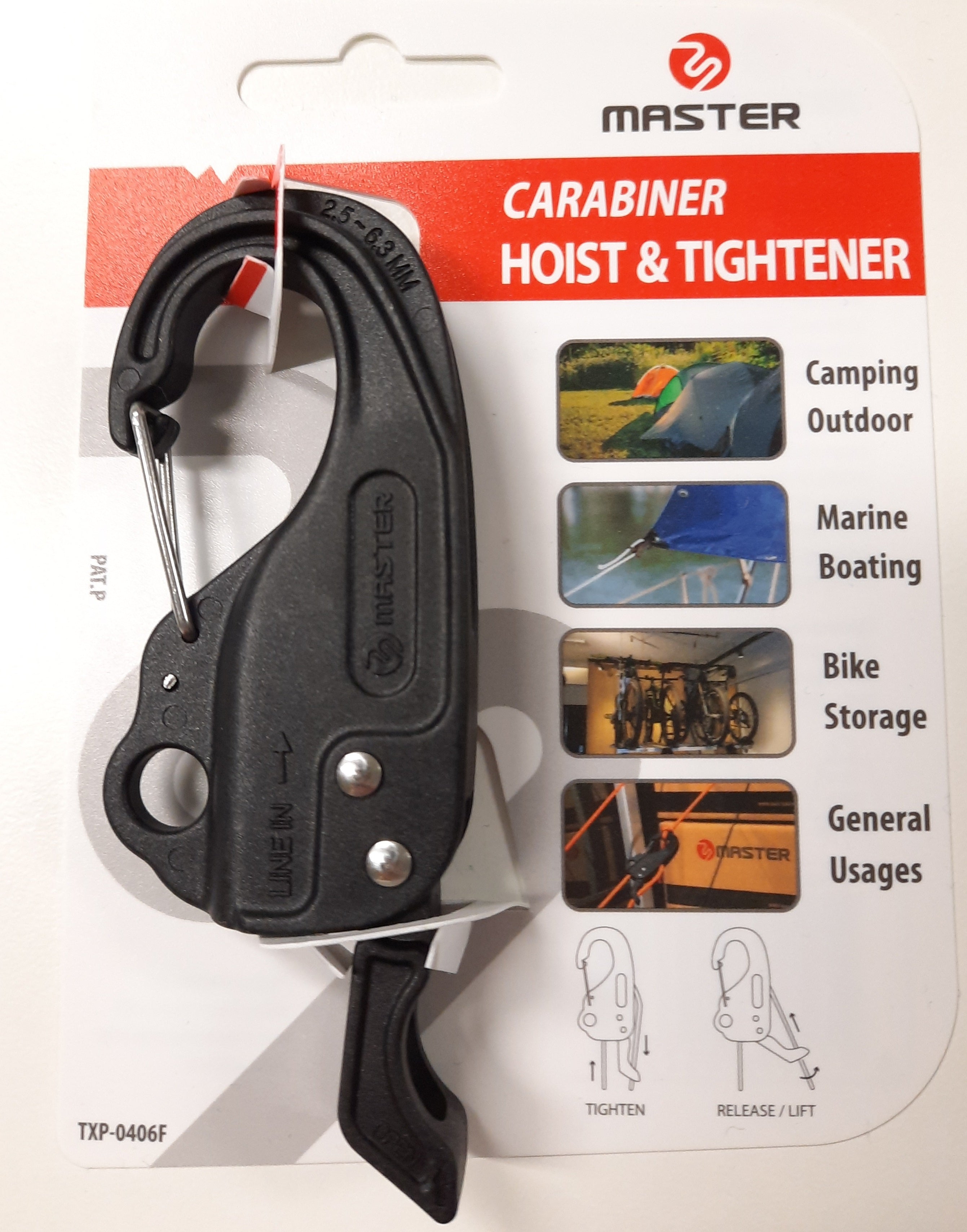 Master carabiner tightener
