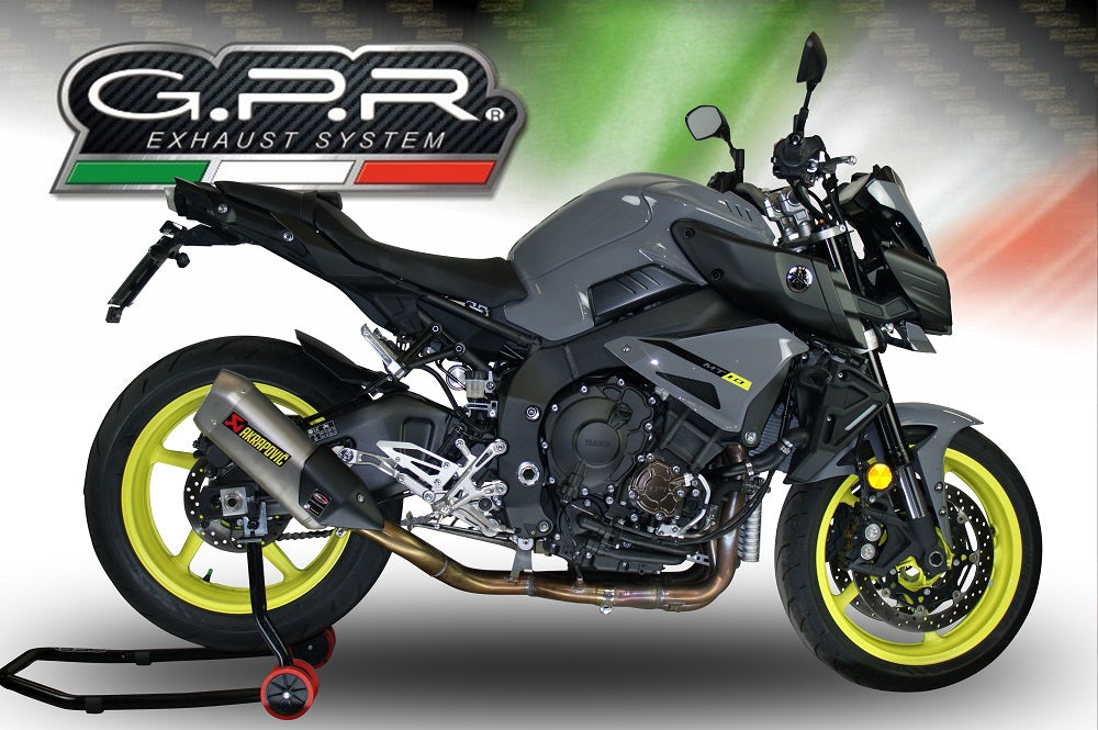 GPR Yamaha Mt-10 / Fj-10 2016/20 e4 Decat pipe manifold Decatalizzatore