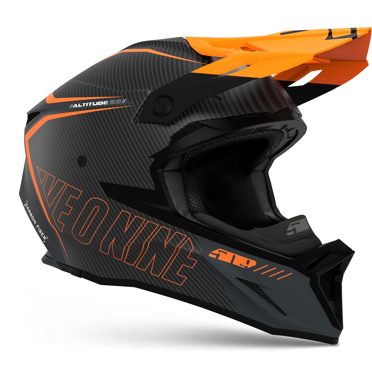 Altitude 2.0 Carbon Fiber 3K Шлем для снегохода