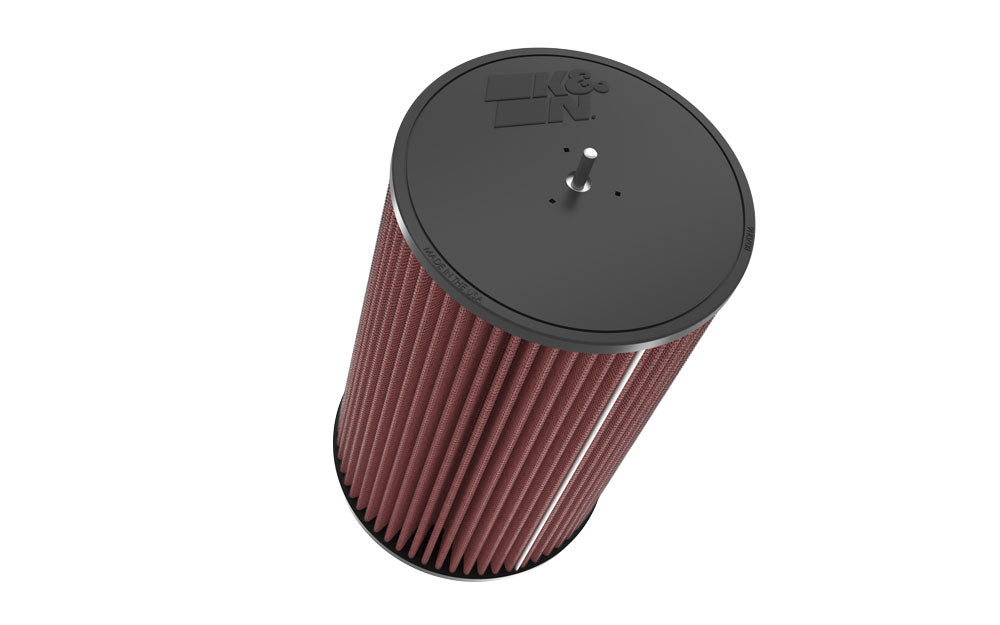 K&N Universal Clamp-On Air Filter 3-1/2" Flg, 8"B, 7"T W/Stud, 12-1/2"H