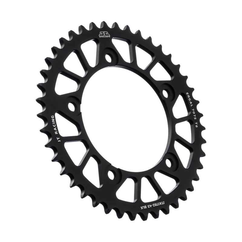 JT Takaratas Alumiini 7075 T6 JTA1792.45BLK Musta