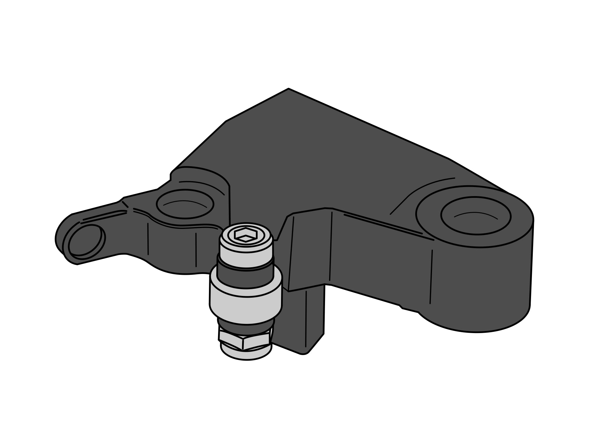Puig Pair Footrest Fixation Ktm 990 24'