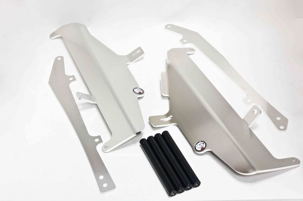 * AXP Radiator Braces Black Spacers Kawasaki KX250F 13-14