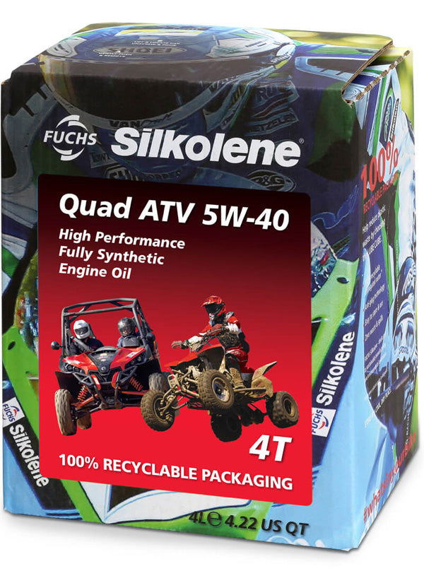 Silkolene Quad ATV 5W-40 4L CUBE (4x4l)
