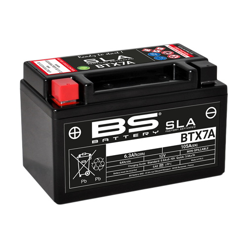 BS Battery  BTX7A (FA) SLA - Sealed & Activated