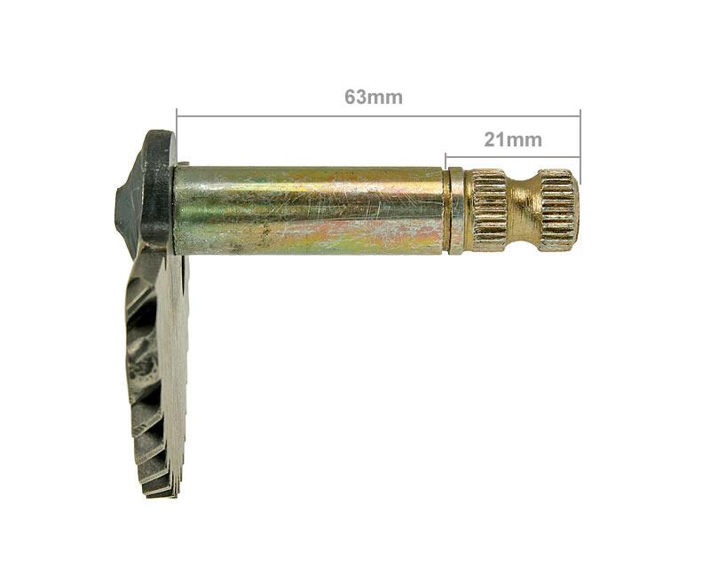 Käynnistyspolkimen aksila, 63mm/21mm, 139QMA/B