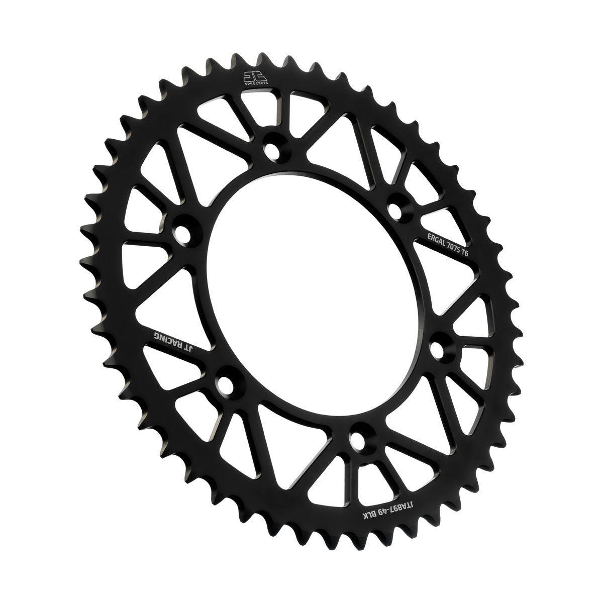 JT Takaratas Alumiini 7075 T6 Musta JTA897.49BLK