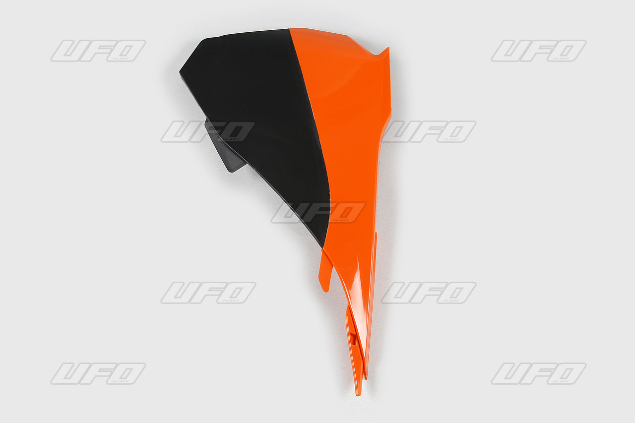 UFO Ilmansuodatinkotelon muovi KTM SX85 13-14 vasen Oranssi/Musta (13-14)