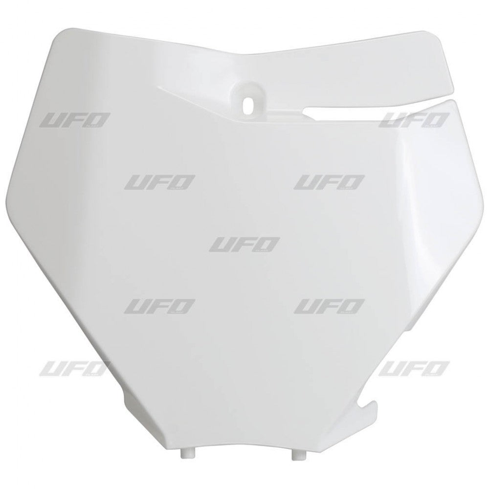 UFO Etunumerokilpi KTM125-450 SX/SXF 2019- Valkoinen 047
