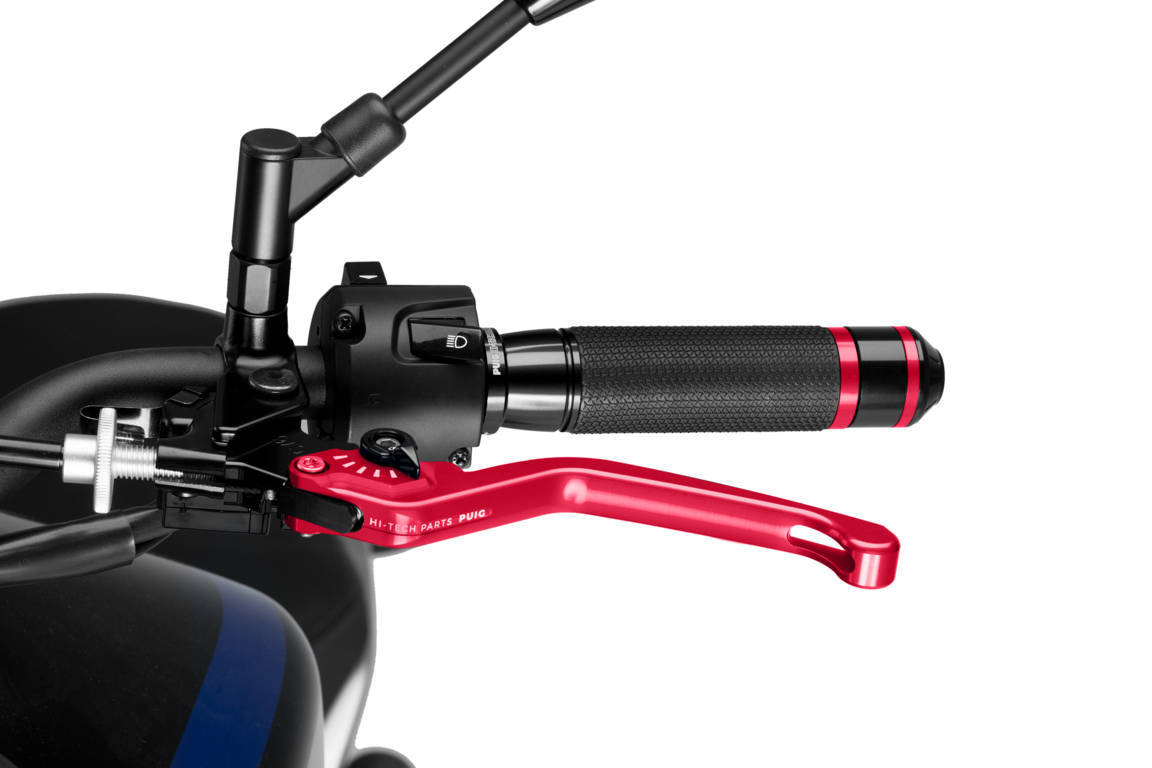 Puig Unfoldable Clutch Lever 3.0. C/Red Selector C/Blac