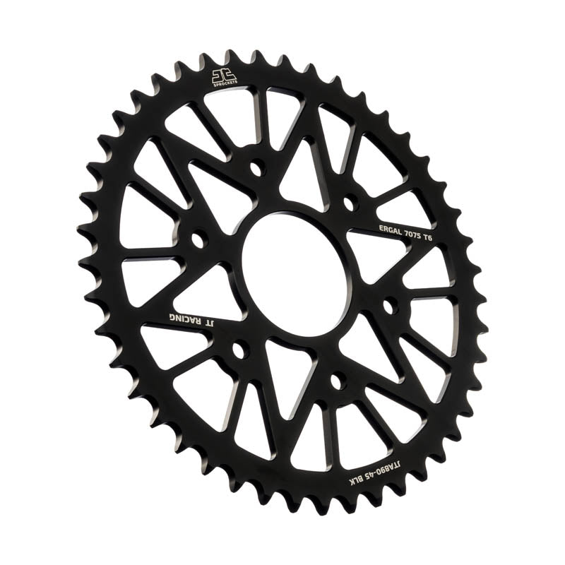 JT Takaratas Alumiini 7075 T6 JTA890.44BLK Musta