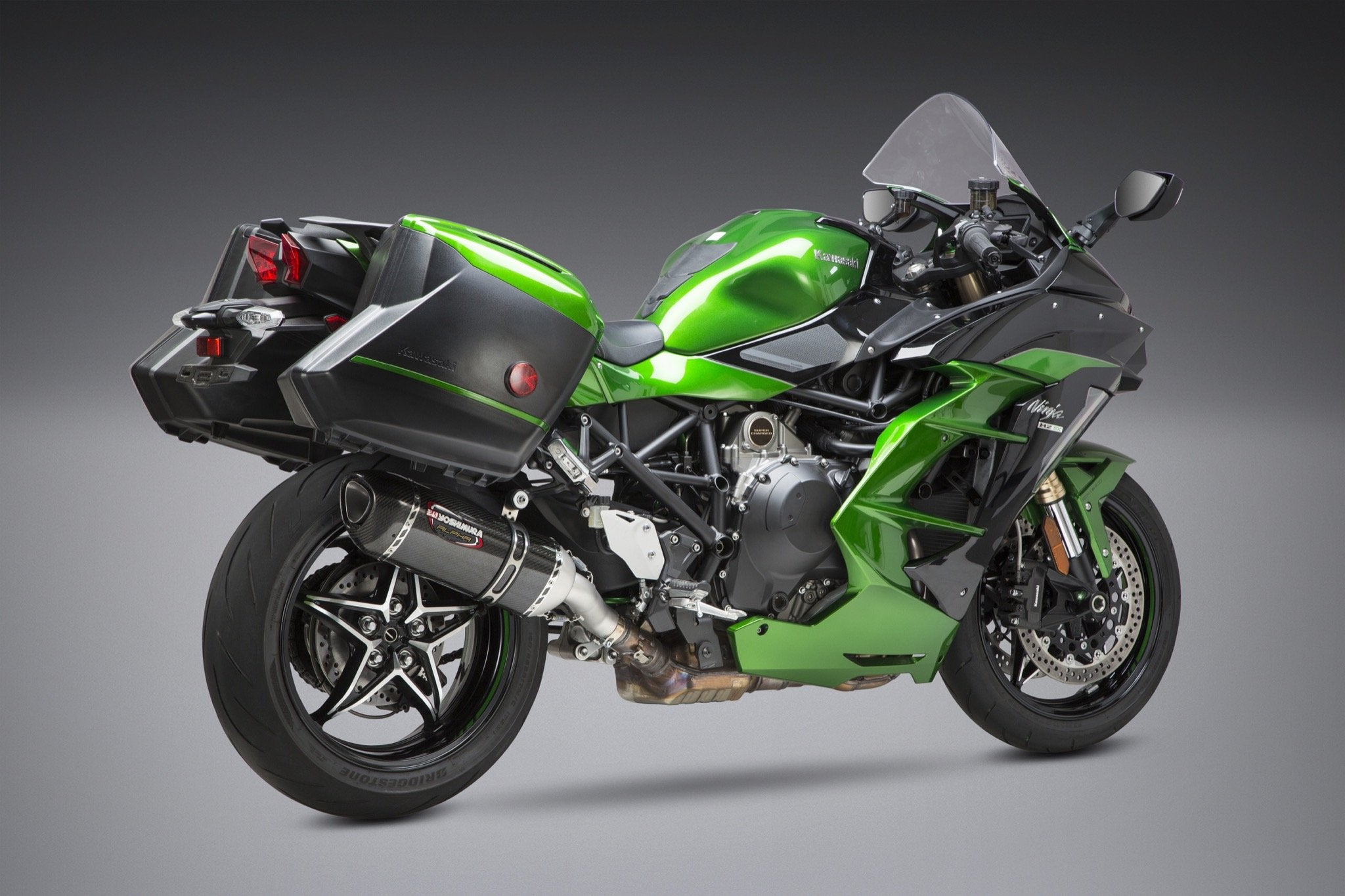 Yoshimura Kawasaki Ninja H2 Sx 18-19 Street Alpha So Ss-Cf-Cf Works Finish