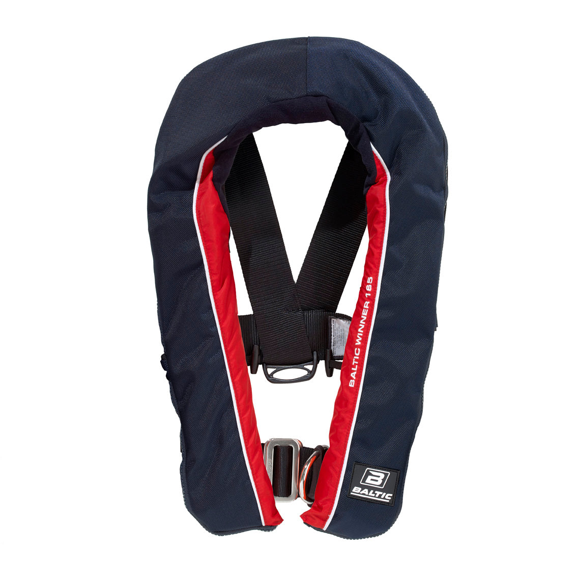Baltic Winner 165 harness auto ilmatäytteinen pelastusliivi navy/pun 40-150kg