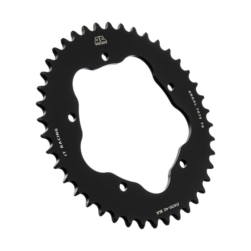 JT Takaratas Alumiini 7075 T6 JTA751.36BLK Musta