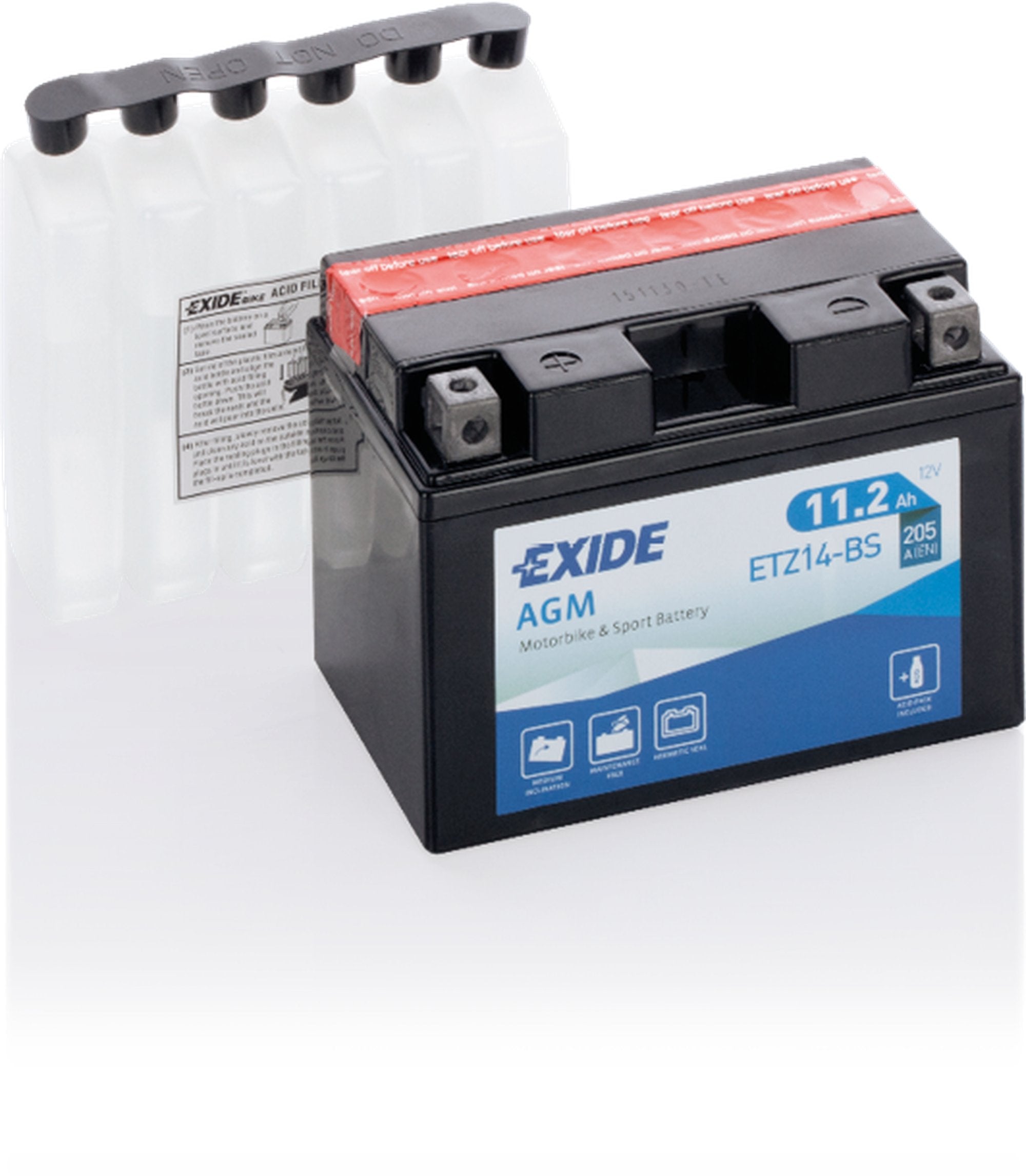 Exide akku ETZ14-BS sis.happopatruunan
