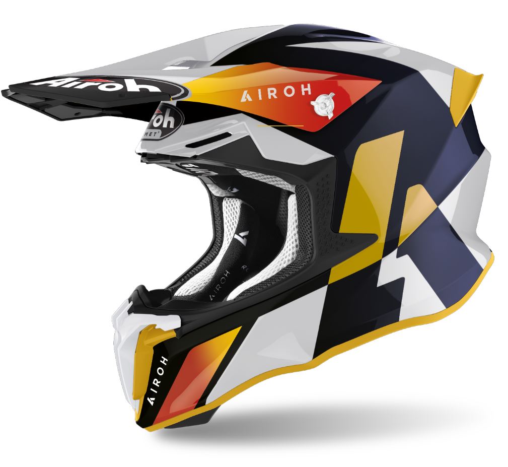 Airoh Kypärä Twist 2.0 Lift valkoinen/sininen
