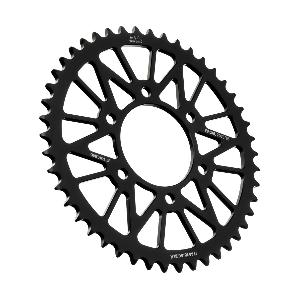 JT Takaratas Alumiini 7075 T6 Musta JTA478.46BLK