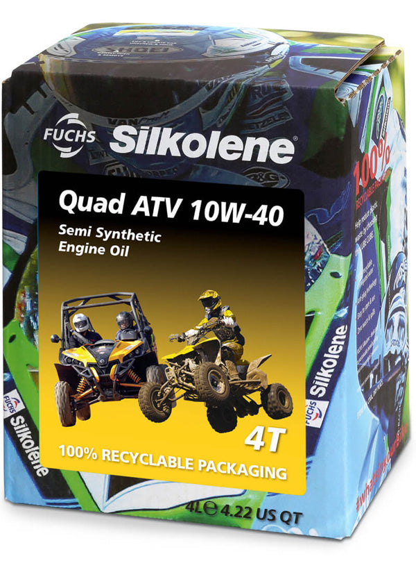 Silkolene Quad ATV 10W-40 4L CUBE (4x4l)
