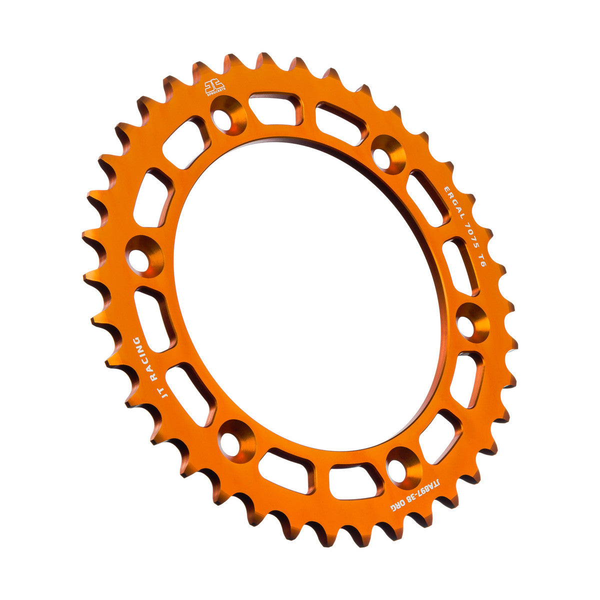JT Takaratas Alumiini 7075 T6 Oranssi JTA897.38ORG