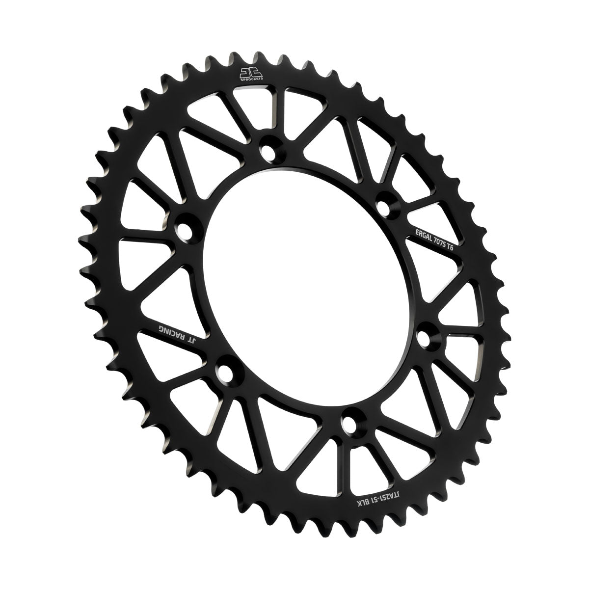 JT Takaratas Alumiini 7075 T6 Musta JTA251.51BLK