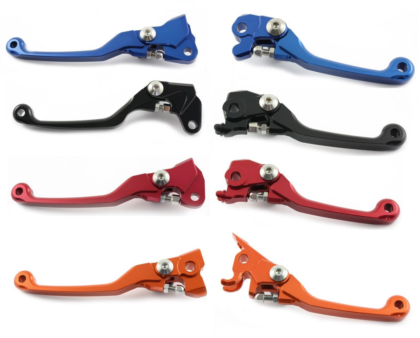 *TMV Folding Lever Set YZ+F OLD KX+F RM+Z Red
