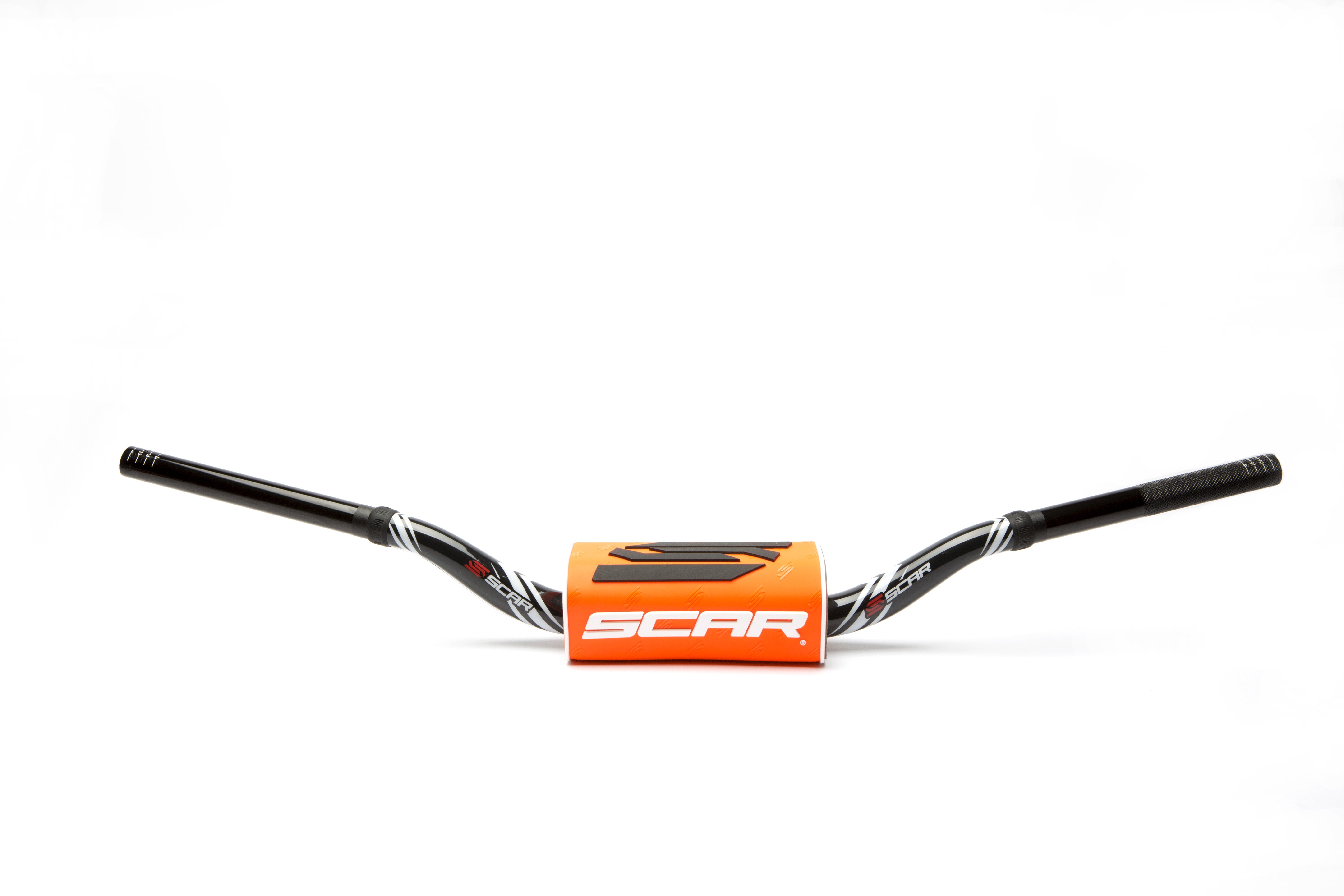 Scar Handlebar O² COLOR Ø28,6 (1 1/8) - McGrath/Short Ktm - BLACK Bar - ORANGE