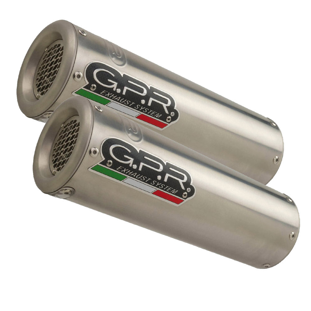 GPR Yamaha Yzf 1000 R1 2007-08 Pair EC-Approv. slip-on exhaust M3 Inox