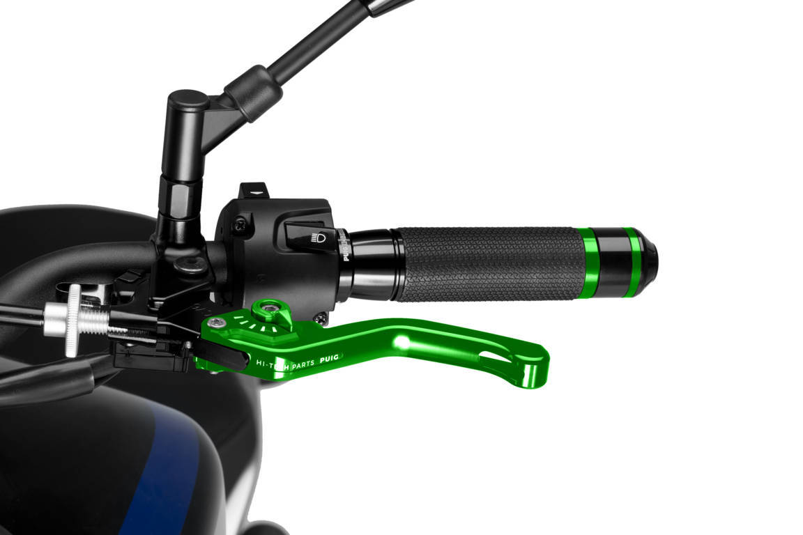 Puig Short Clutch Lever 3.0. C/Green Selector C/Green