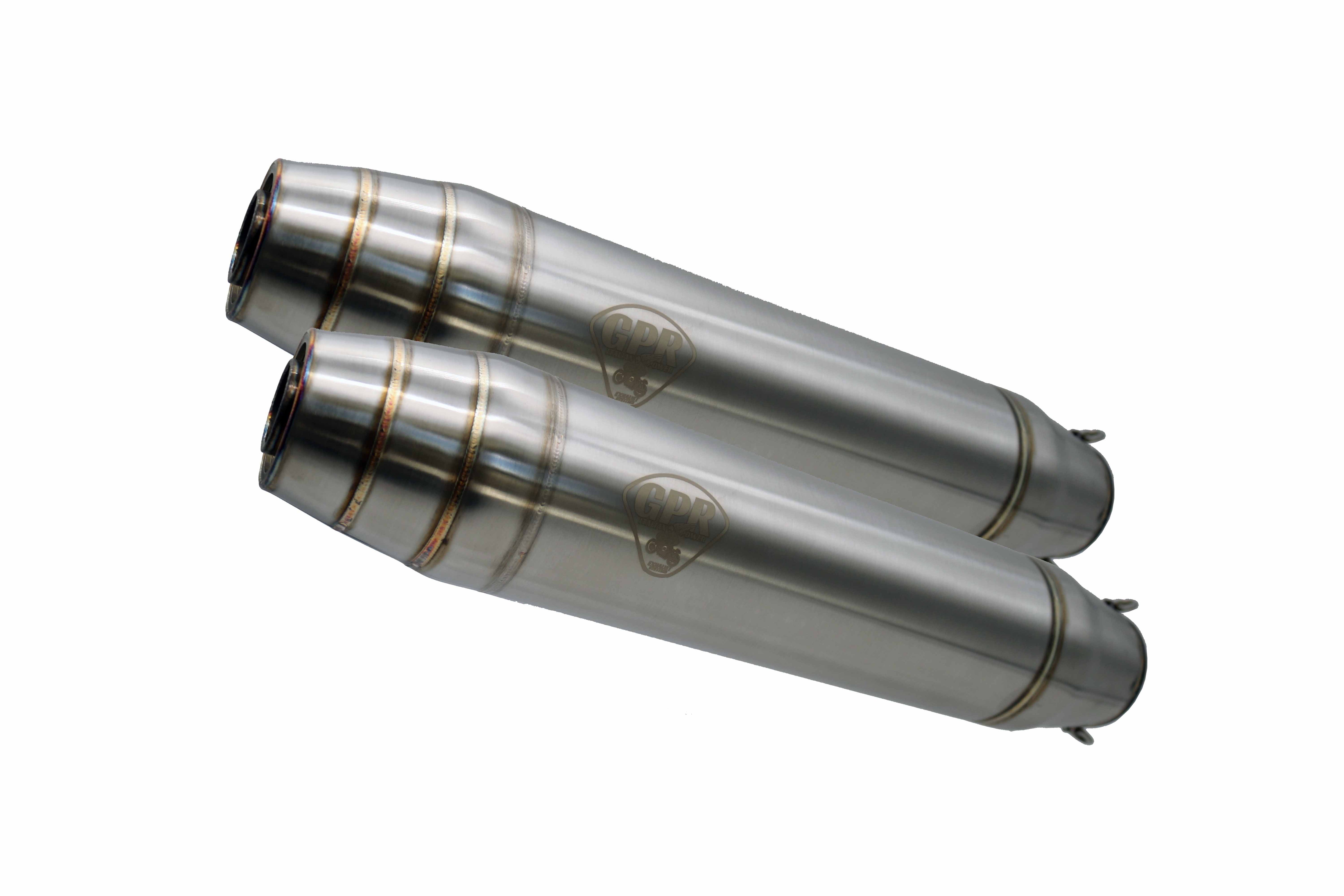 GPR Bmw R 65 1985/1992 Double univ. EC-Approv. silencer w/o link pipes Deeptone