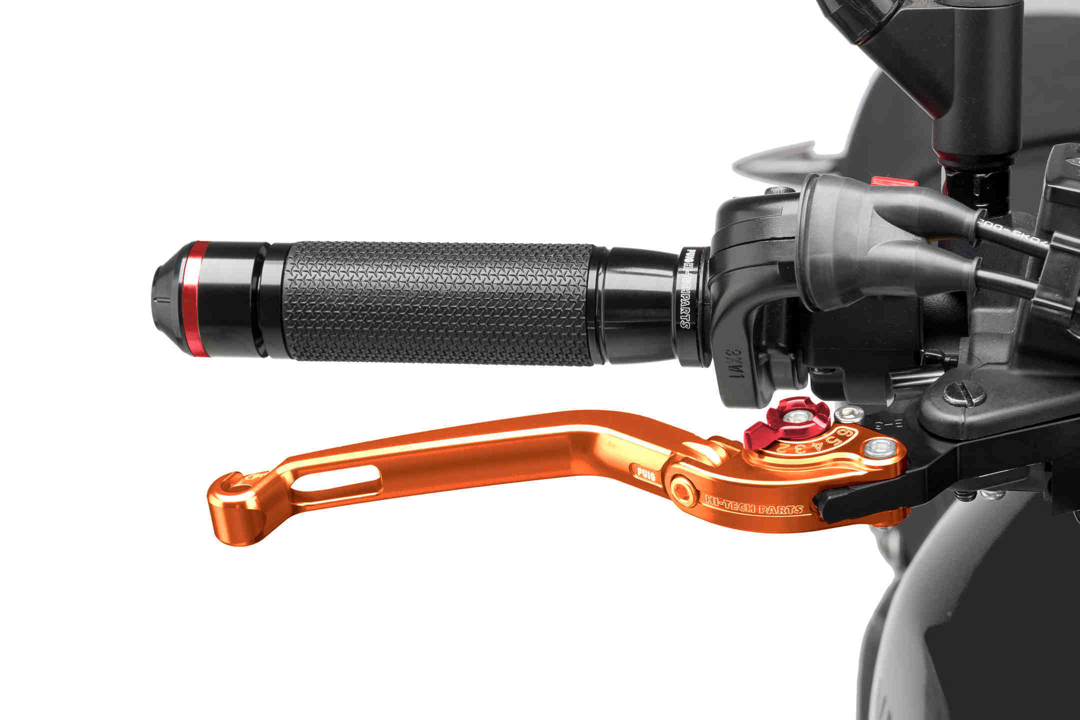 Puig Foldable Brake Lever 16'C/Orange Selector C/Red