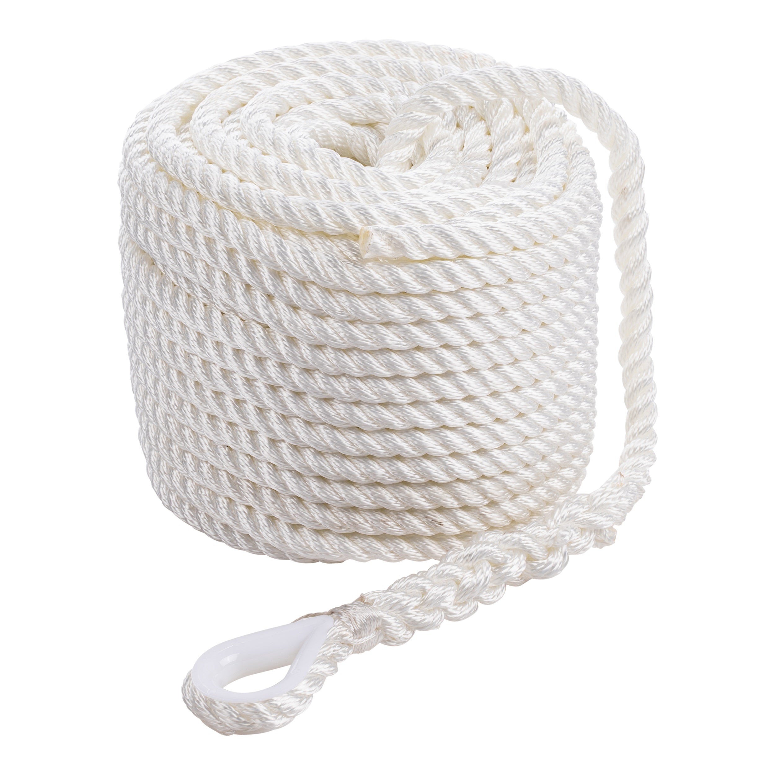 Qvarken Ankkuriköysi Classic koussilla 10mm 30m valkoinen