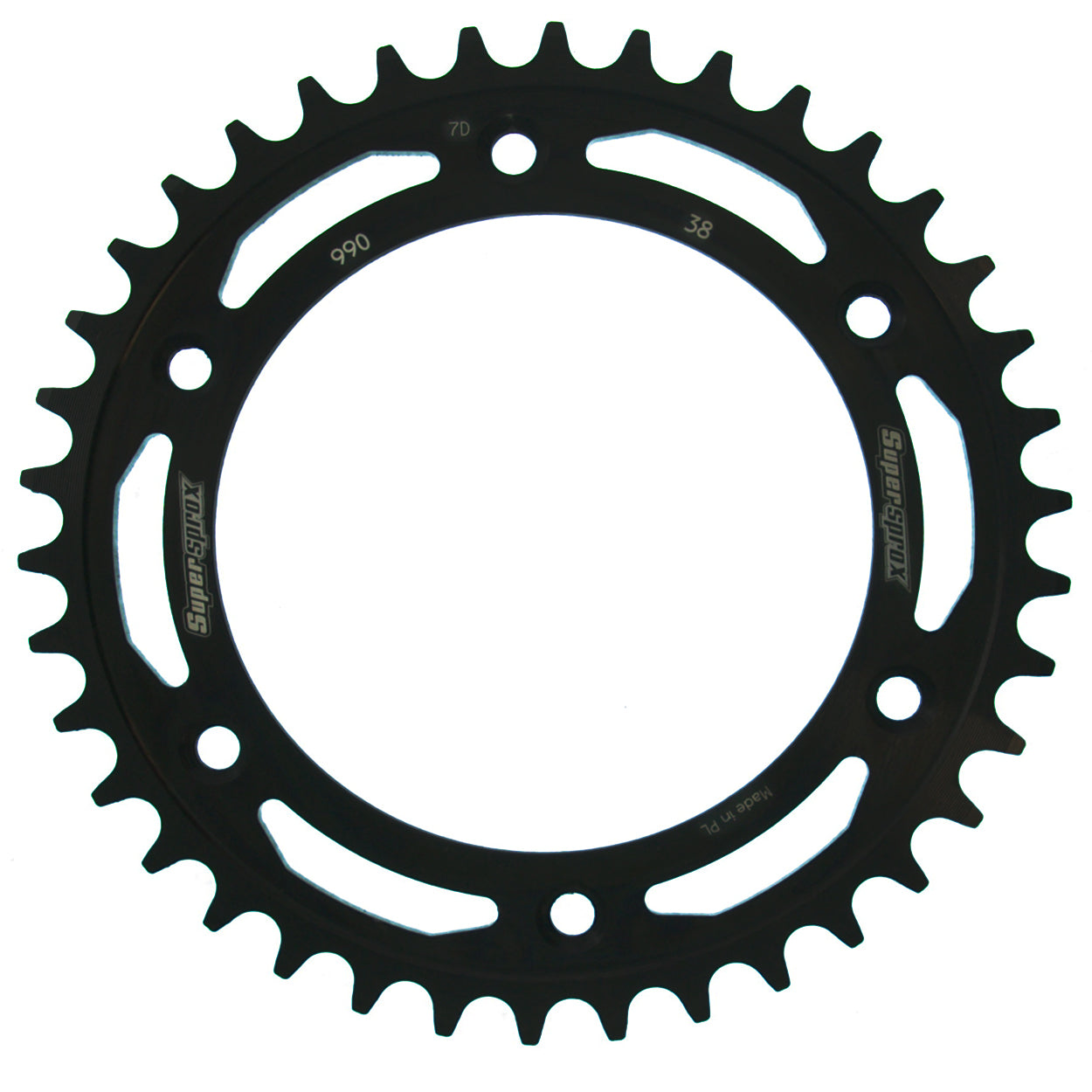 Supersprox Steel takaratas KTM/Husqv./Husab. Musta 38