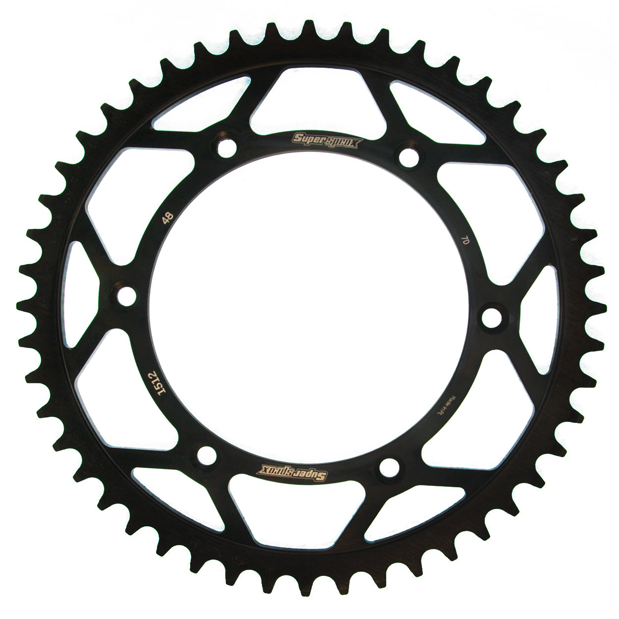 Supersprox Steel takaratas Beta/GasGas/Husqv. Musta 48