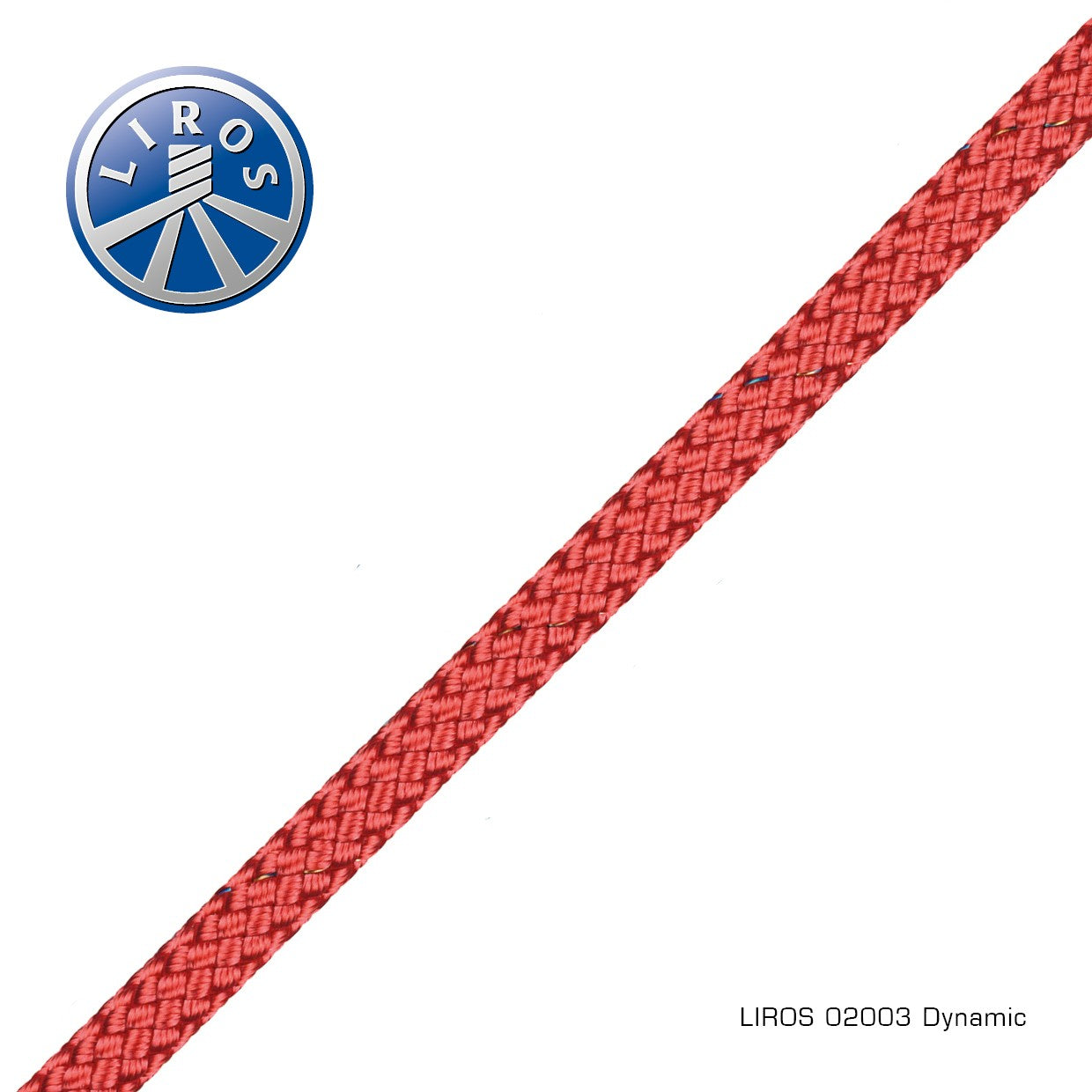 Dynamic halyard w spliced eye Red