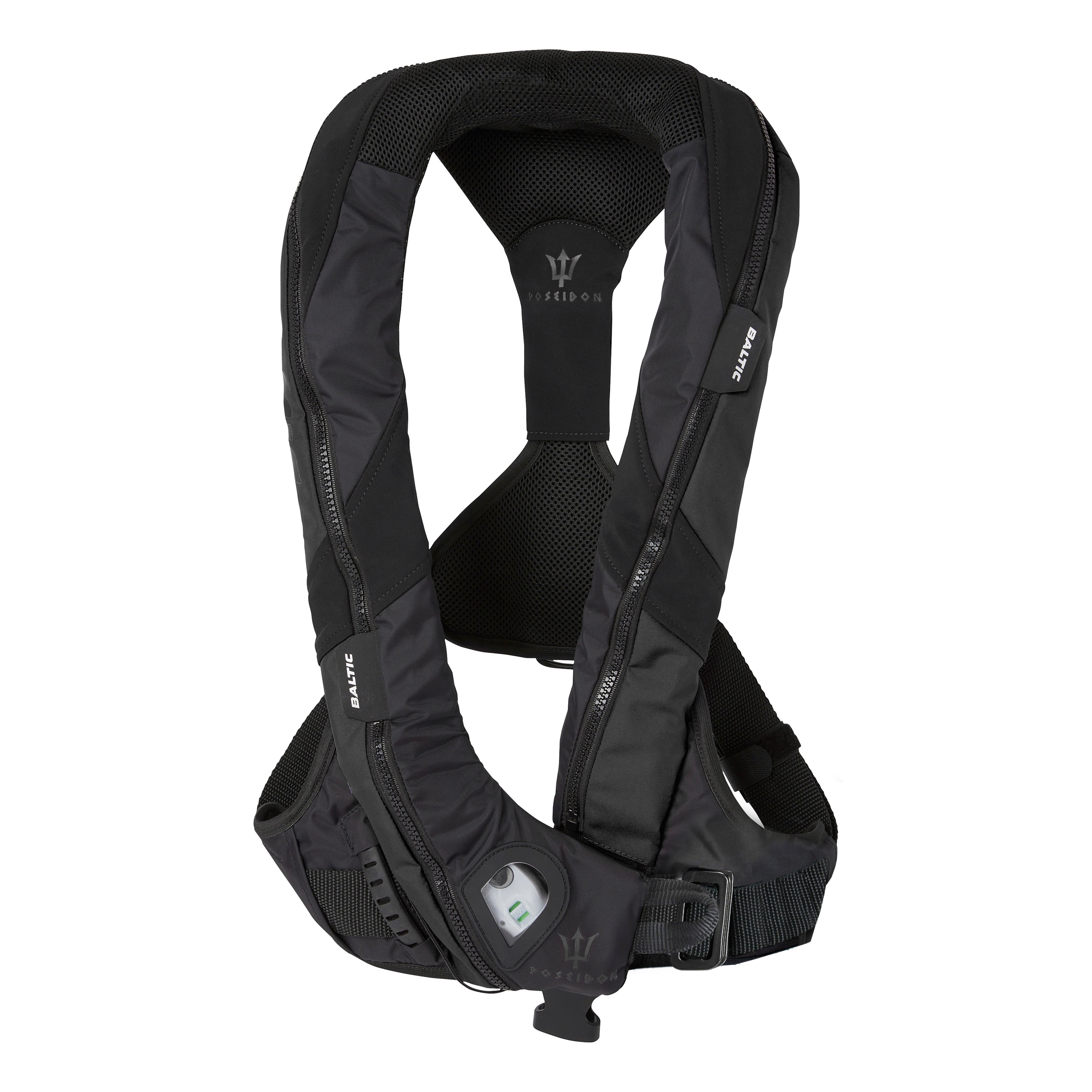 Baltic Poseidon harness auto ilmatäytteinen pelastusliivi musta 40-120kg