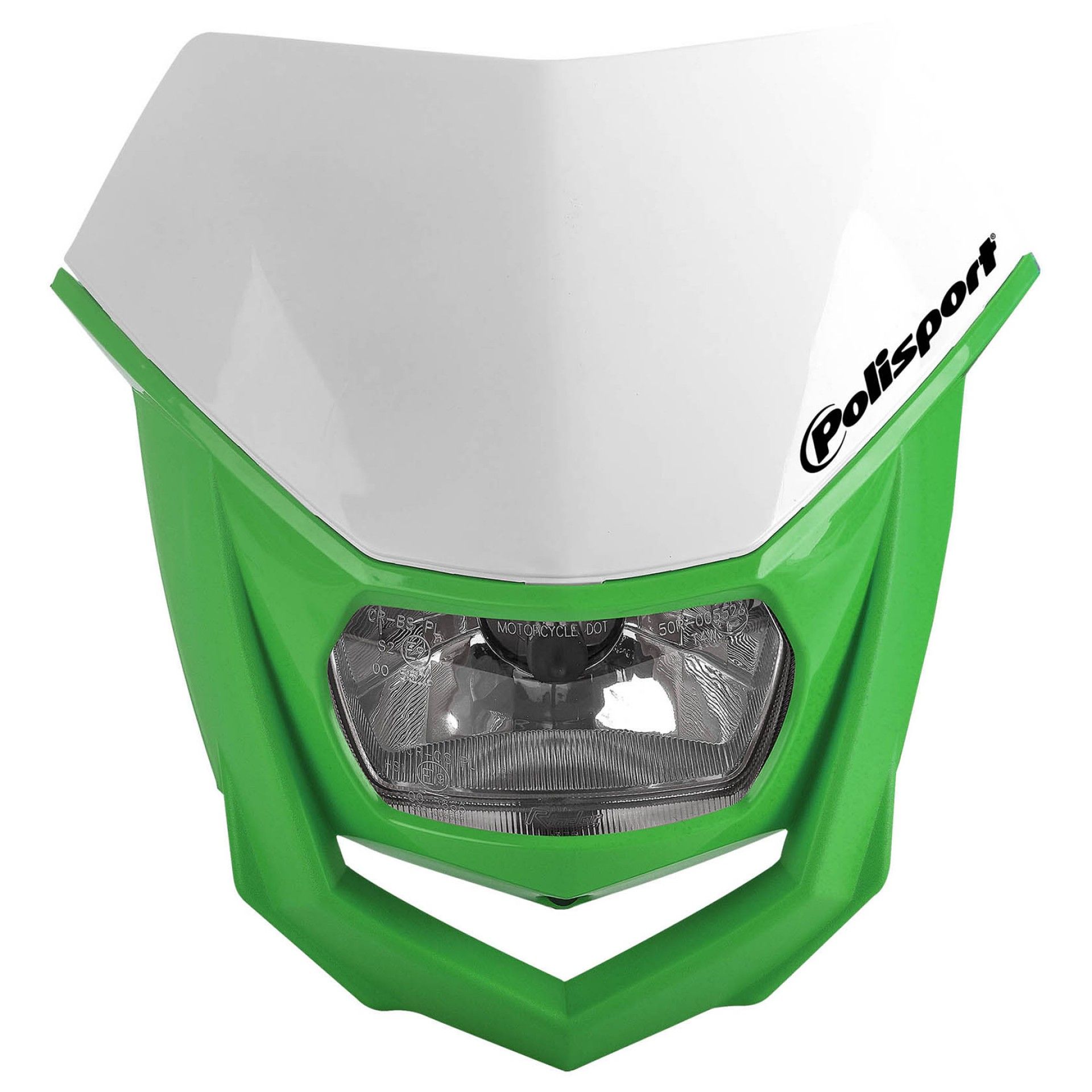 Polisport HALO Headlight White/green