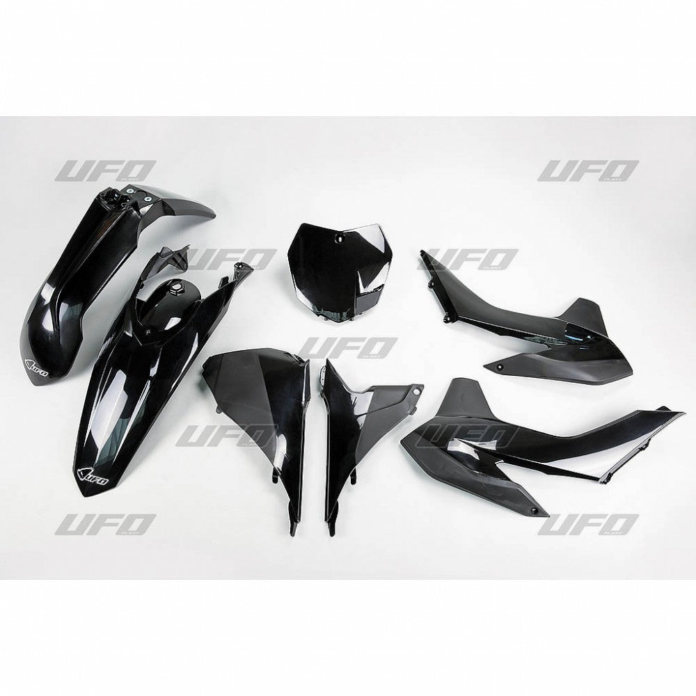 UFO Muovisarja 5-osainen Musta KTM SX/SXF125-525 13-14