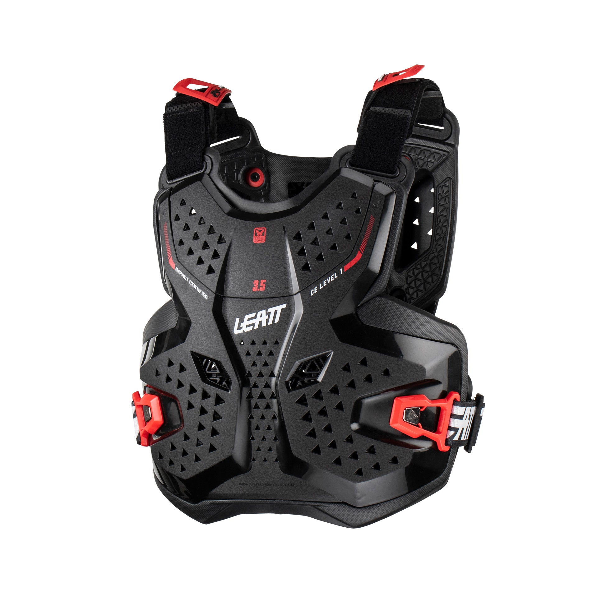Leatt Suojaliivi 3.5 Nuorten Musta/Punainen L/XL 147-159