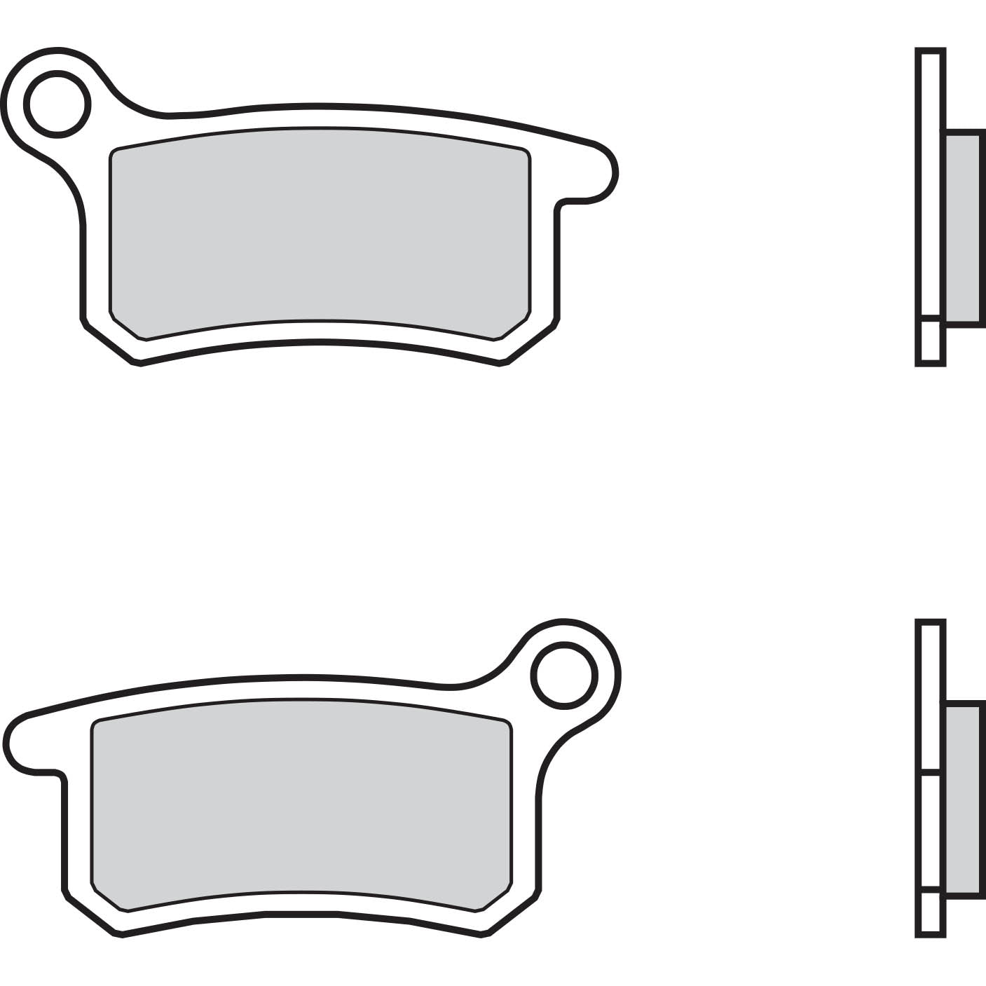 Brembo Jarrupalat Sintered Off-Road