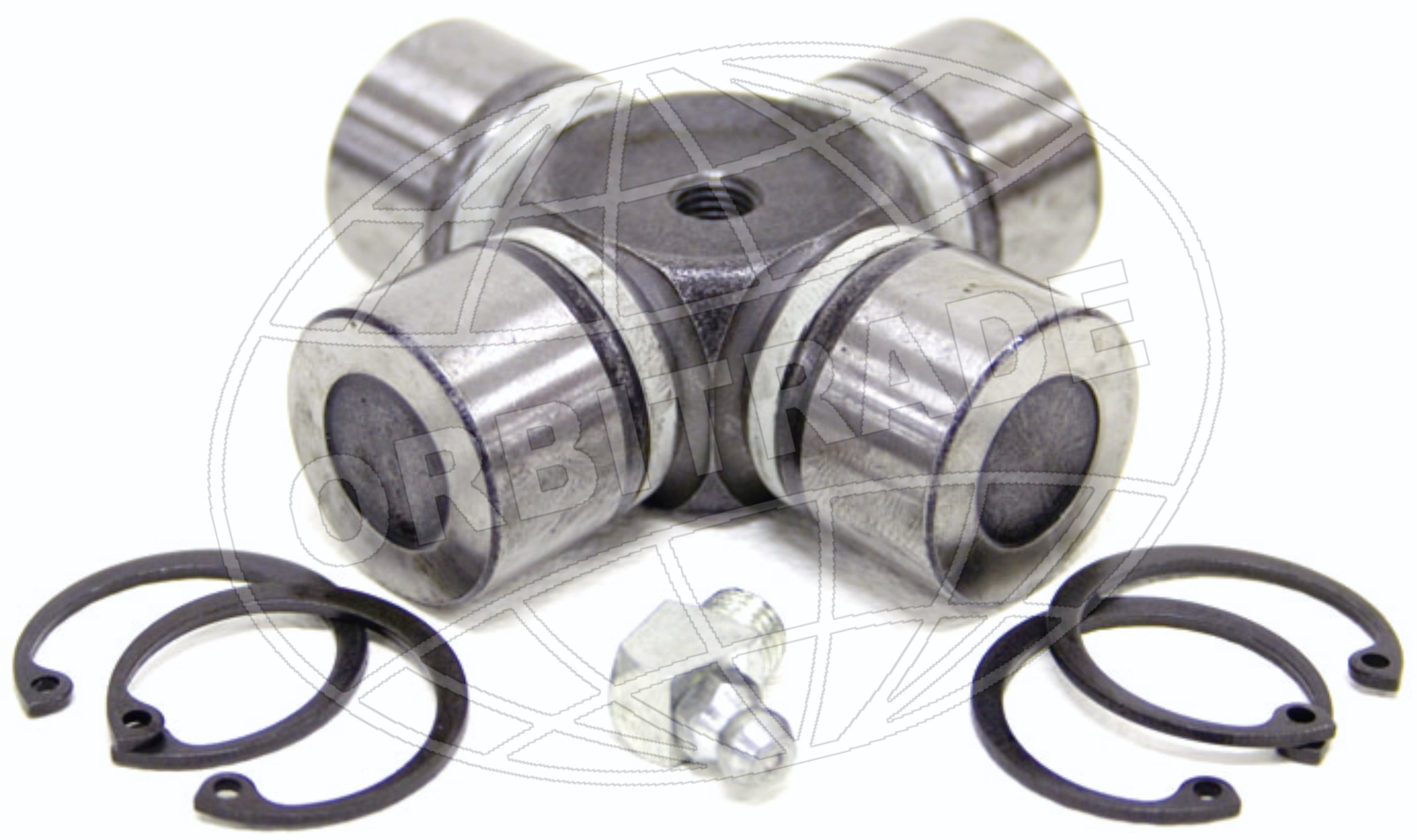 Orbitrade, universal joint