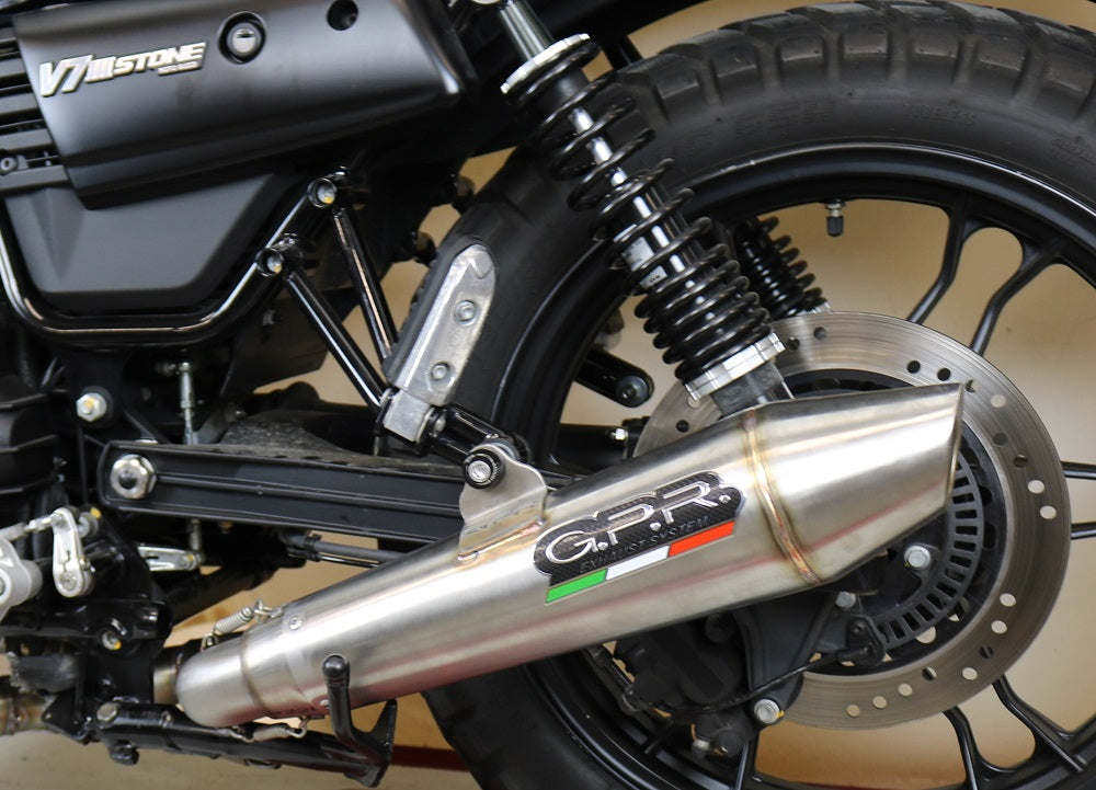 GPR Moto Guzzi V7 III Special-St-Carb 2017/18 Racing full line exhaust Vintacone