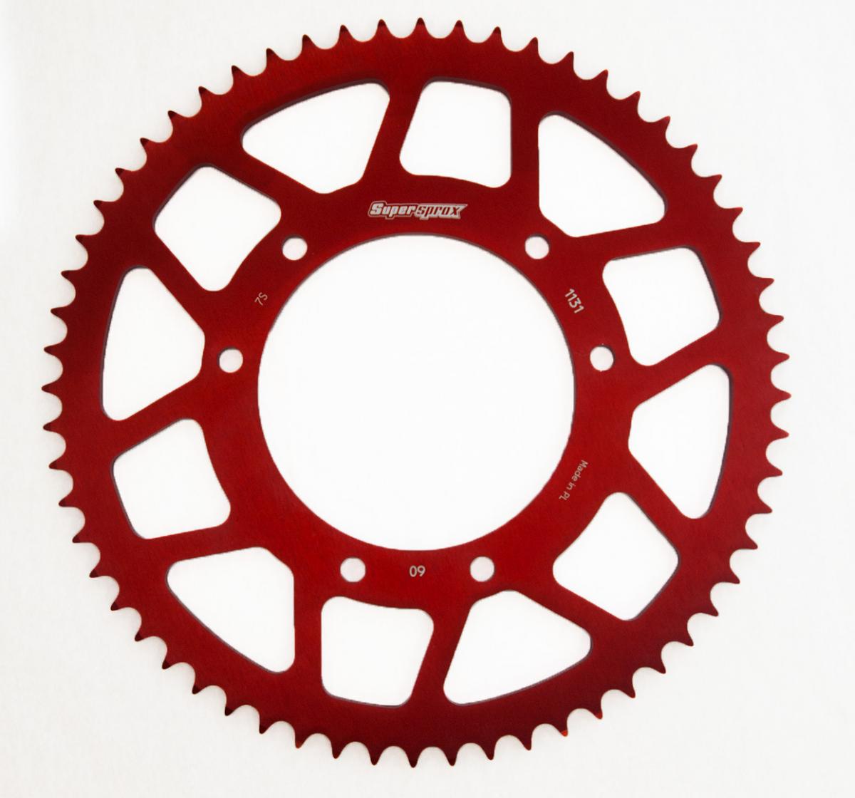 Supersprox Takaratas, 60, Ø105mm, Punainen, Derbi / Aprilia /  Yamaha