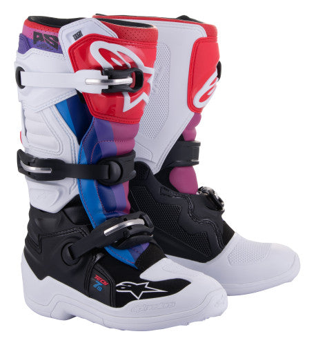 Tech 7s Nuorten WHITE BLACK RAINBOW