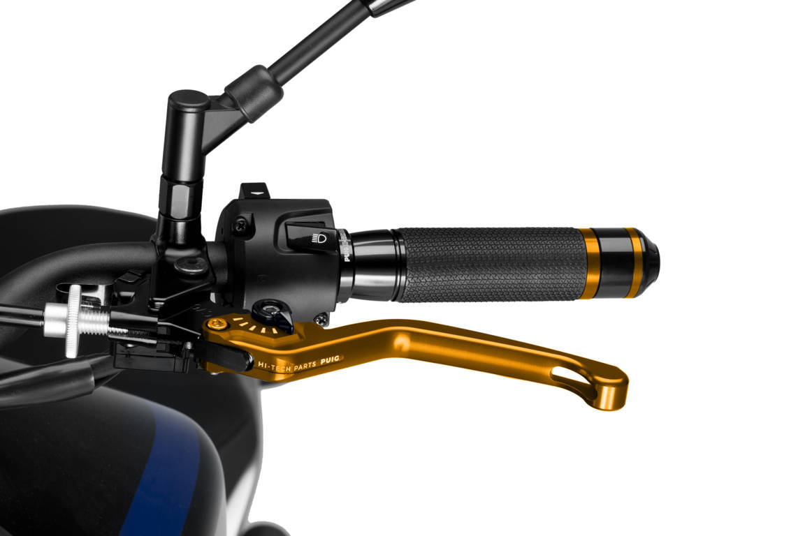 Puig Unfoldable Clutch Lever 3.0. C/Gold Selector C/Bla