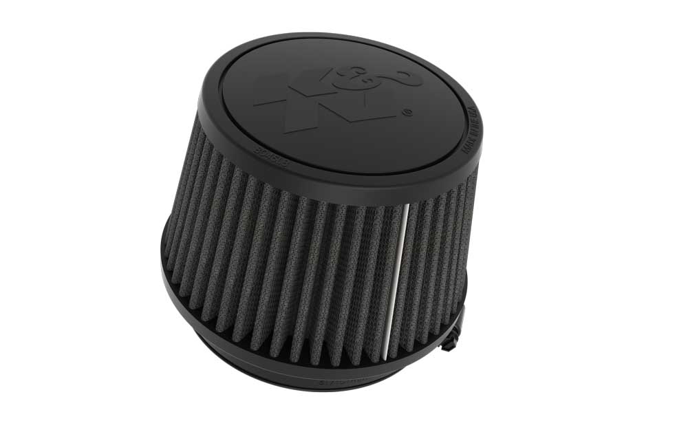 K&N Universal Clamp-On Air Filter 4"Flg, 5-3/8" B, 4-1/2" T, 3-1/2" H