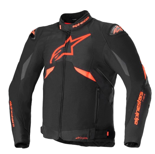 Textil Ajohousuts T-GP R v3 Drystar Musta/ Punainen Fluo/ Valkoinen