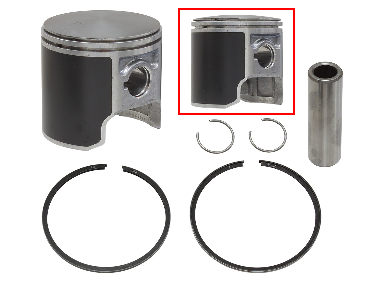 Piston complete Rotax 503 STD